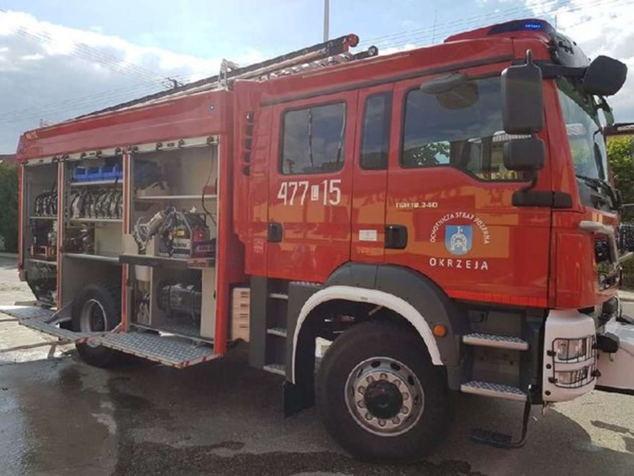  Krzywda: Strażacy z Okrzei z nowym samochodem  - Autor: OSP Okrzeja