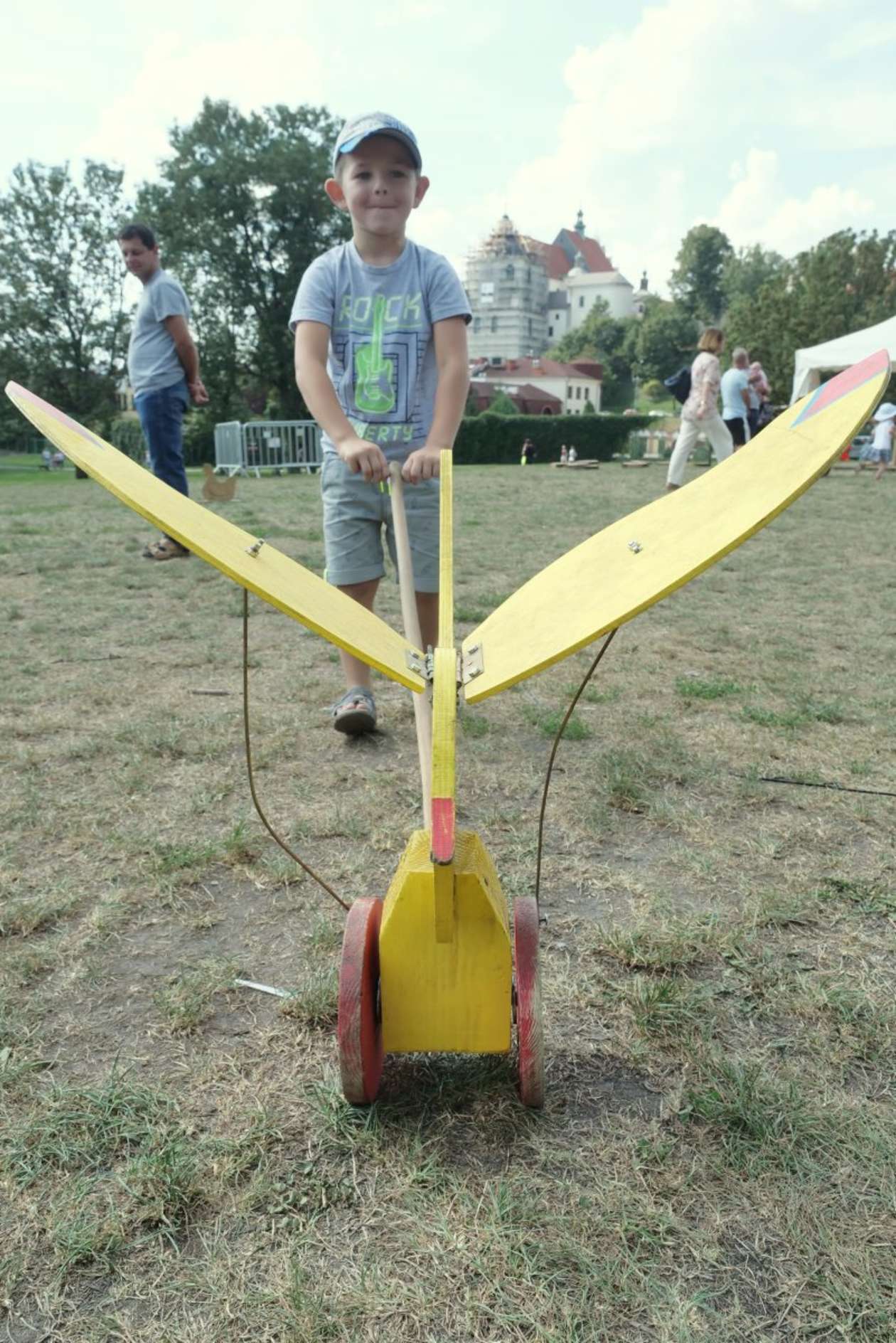 Jarmark Jagielloński: plac zabaw na Błoniach pod Zamkiem