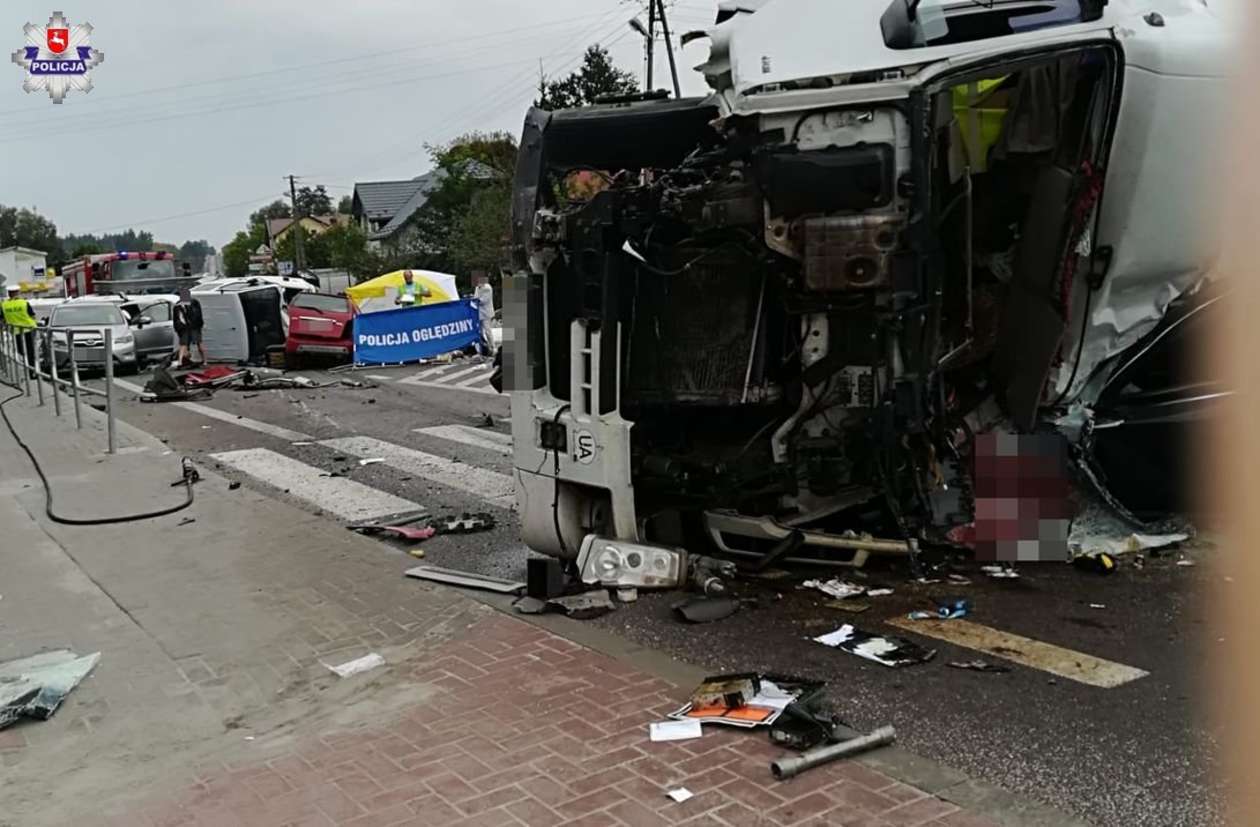 Wypadek w Bełżcu - Autor: Policja