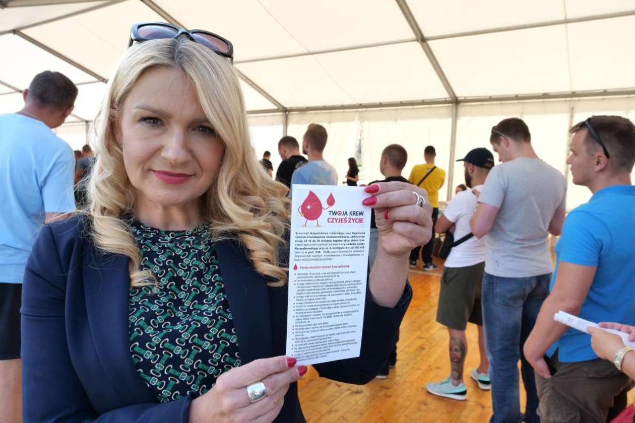  Finał akcji Oddajemy krew bez hamulców z udziałem żużlowców Speed Car Motoru Lublin (zdjęcie 4) - Autor: Maciej Kaczanowski
