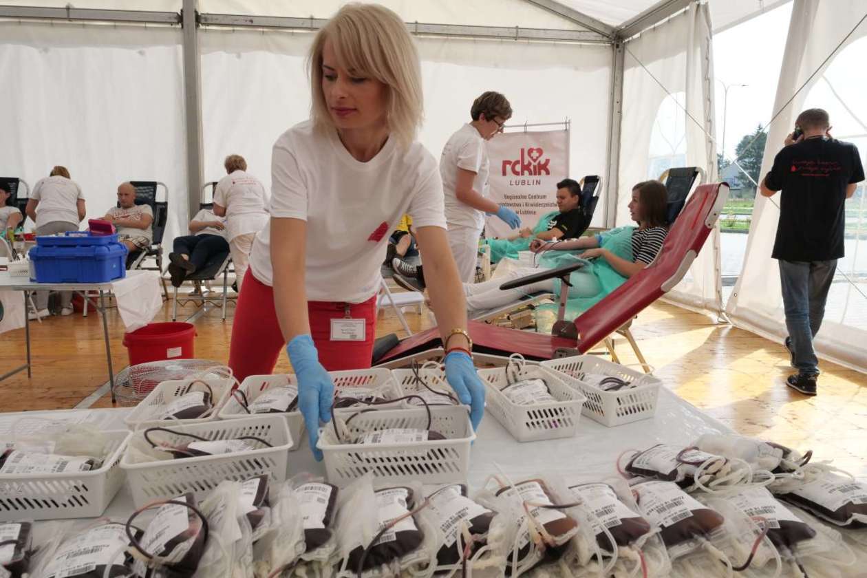  Finał akcji Oddajemy krew bez hamulców z udziałem żużlowców Speed Car Motoru Lublin (zdjęcie 9) - Autor: Maciej Kaczanowski
