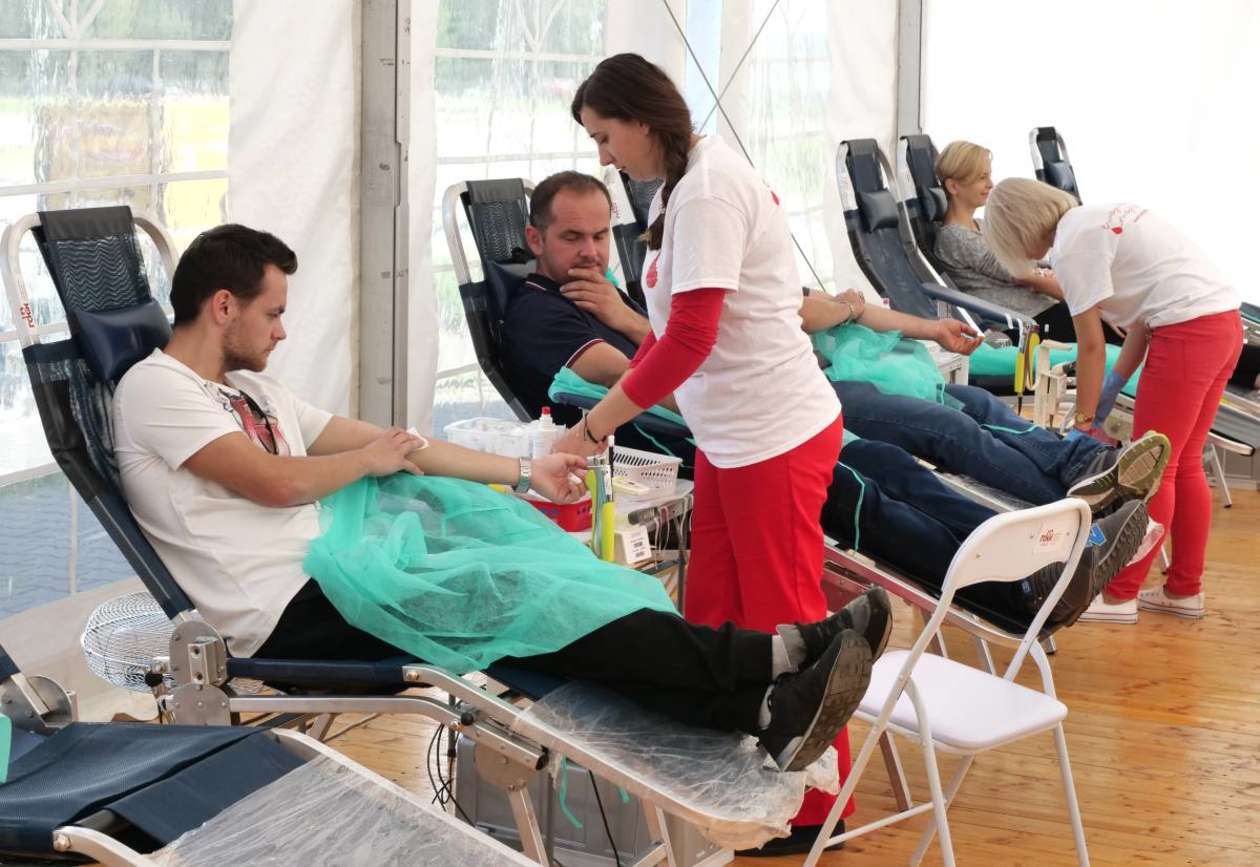  Finał akcji Oddajemy krew bez hamulców z udziałem żużlowców Speed Car Motoru Lublin (zdjęcie 10) - Autor: Maciej Kaczanowski