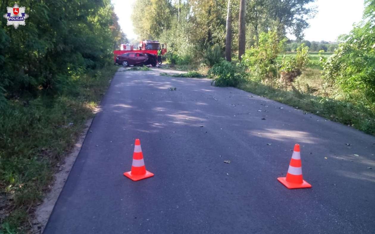  Wypadek w miejscowości Rudno 16.09.2018 (zdjęcie 2) - Autor: Policja