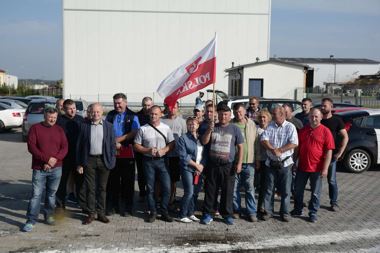  Protest rolników w Lubelskiem. Przyszli pod zakłady przetwórcze (zdjęcie 10) - Autor: Krzysztof Mazur