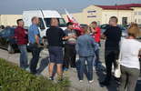 Protest rolników w Lubelskiem. Przyszli pod zakłady przetwórcze (zdjęcie 4)