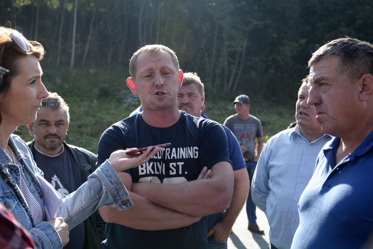  Protest rolników w Lubelskiem. Przyszli pod zakłady przetwórcze (zdjęcie 11) - Autor: Krzysztof Mazur