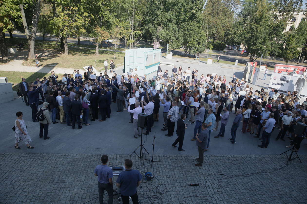 Konferencja ministra Jerzego Kwiecińskiego i polityków PiS w Lublinie