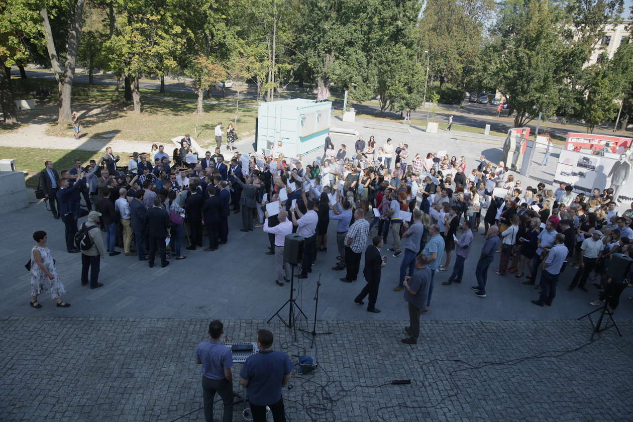  Konferencja ministra Jerzego Kwiecińskiego i polityków PiS w Lublinie (zdjęcie 4) - Autor: Krzysztof Mazur