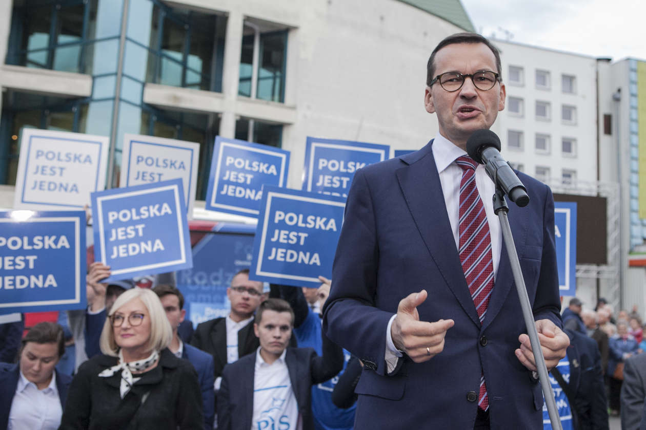  Premier Mateusz Morawiecki w Lubartowie  - Autor: Jacek Szydłowski