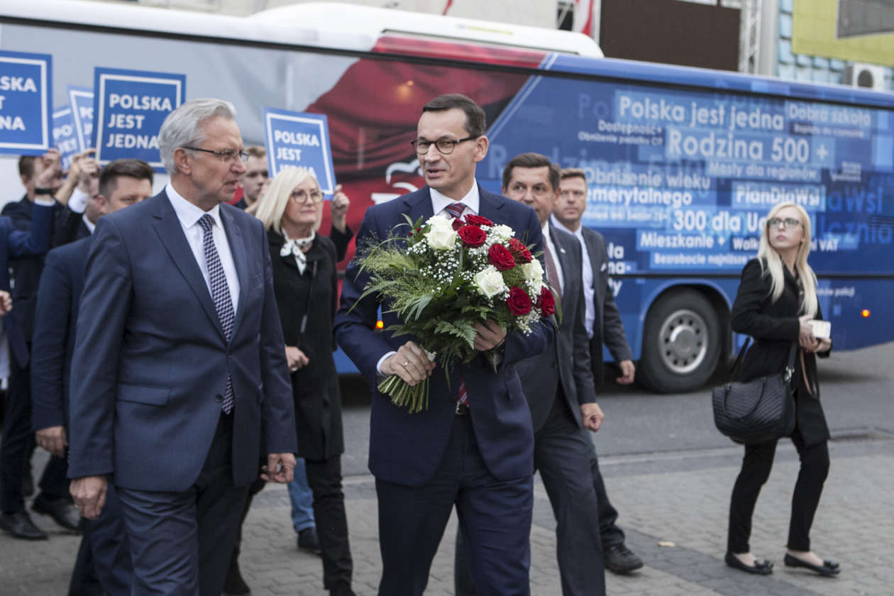  Premier Mateusz Morawiecki w Lubartowie (zdjęcie 5) - Autor: Jacek Szydłowski