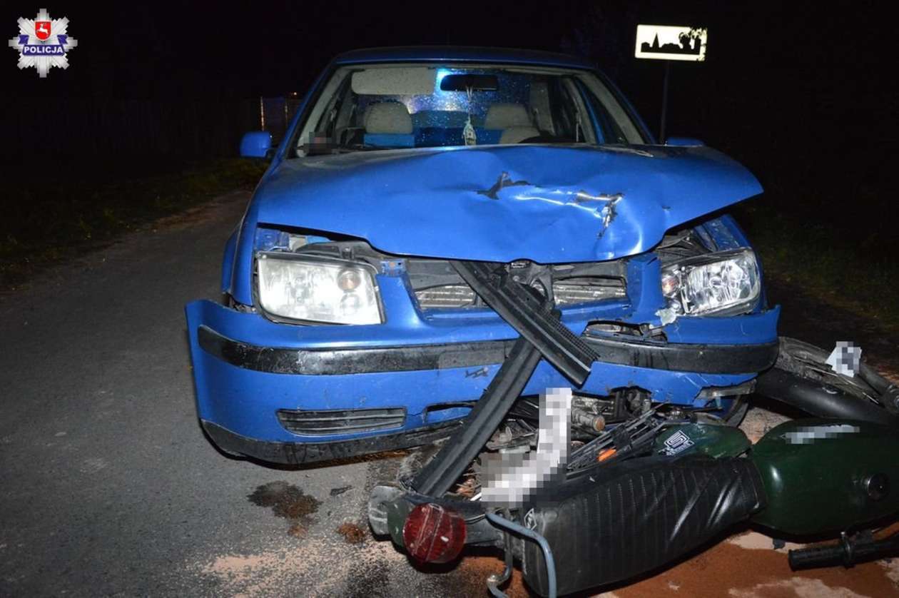 Wypadek między miejscowościami Andrzejówka i Bukowa