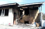 Pożar w Kurowie, spłonął dom (zdjęcie 2)
