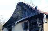Pożar w Kurowie, spłonął dom (zdjęcie 4)