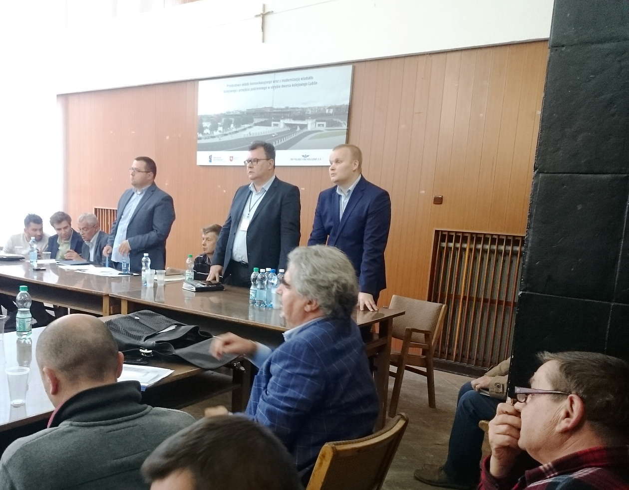 Zebranie podwykonawców w sprawie przebudowy linii kolejowej Lublin - Dęblin - Autor: Maciej Kaczanowski