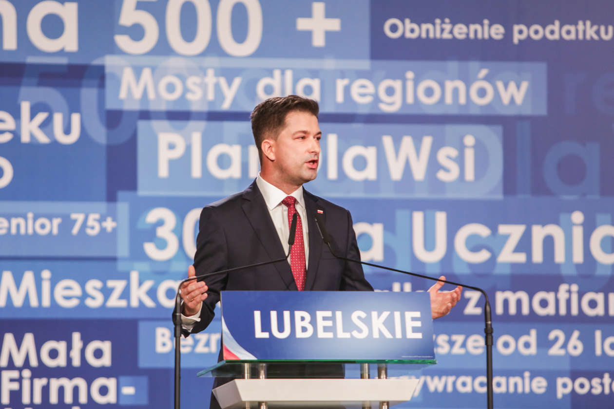  Konwencja PiS w Lublinie z udziałem prezesa Jarosława Kaczyńskiego (zdjęcie 14) - Autor: Krzysztof Mazur