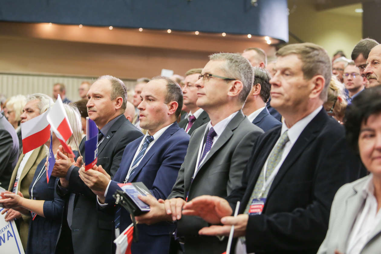  Konwencja PiS w Lublinie z udziałem prezesa Jarosława Kaczyńskiego (zdjęcie 7) - Autor: Krzysztof Mazur