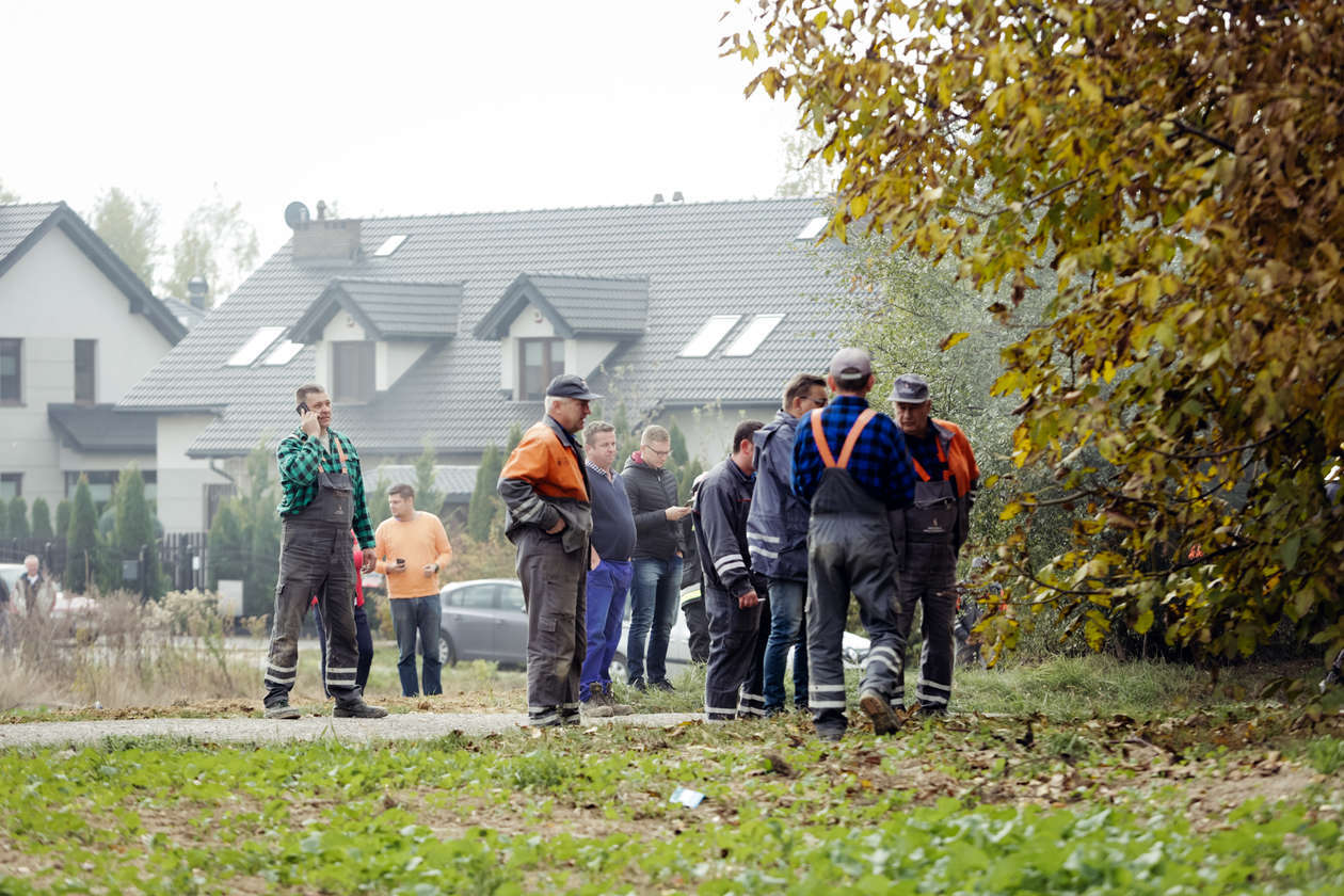  Lublin: Wjechała w skrzynkę gazową, doszło do pożaru (zdjęcie 30) - Autor: Krzysztof Mazur