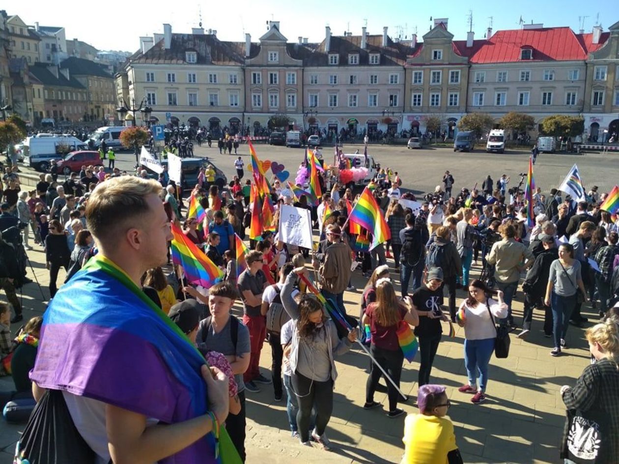  Marsz Równości i kontrmanifestacja w Lublinie (zdjęcie 18) - Autor: Paweł Buczkowski
