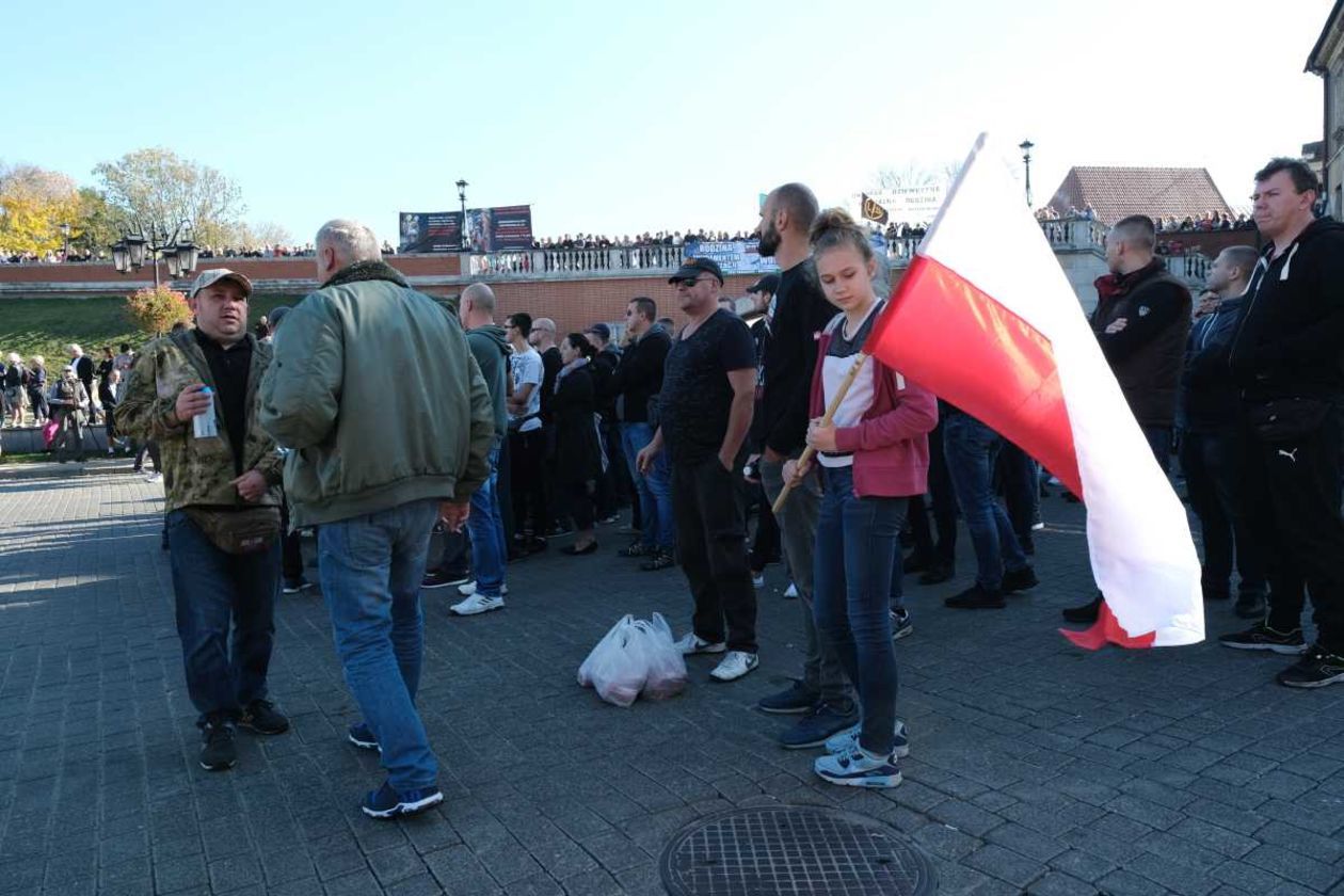  Marsz Równości i kontrmanifestacja w Lublinie zdjęcia z drona (zdjęcie 9) - Autor: Maciej Kaczanowski