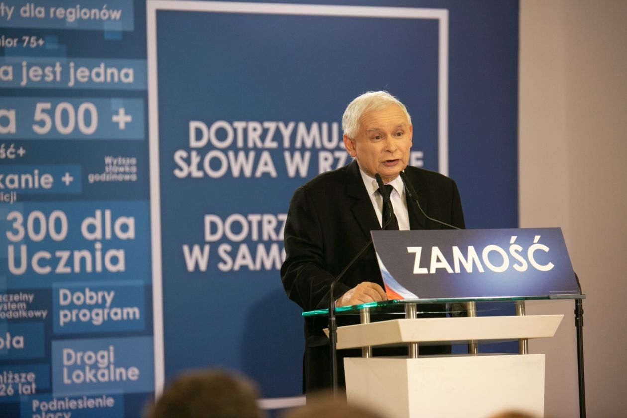  Jarosław Kaczyński w Zamościu (zdjęcie 12) - Autor: Kazimierz Chmiel