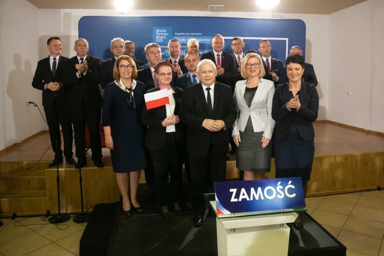  Jarosław Kaczyński w Zamościu (zdjęcie 1) - Autor: Kazimierz Chmiel