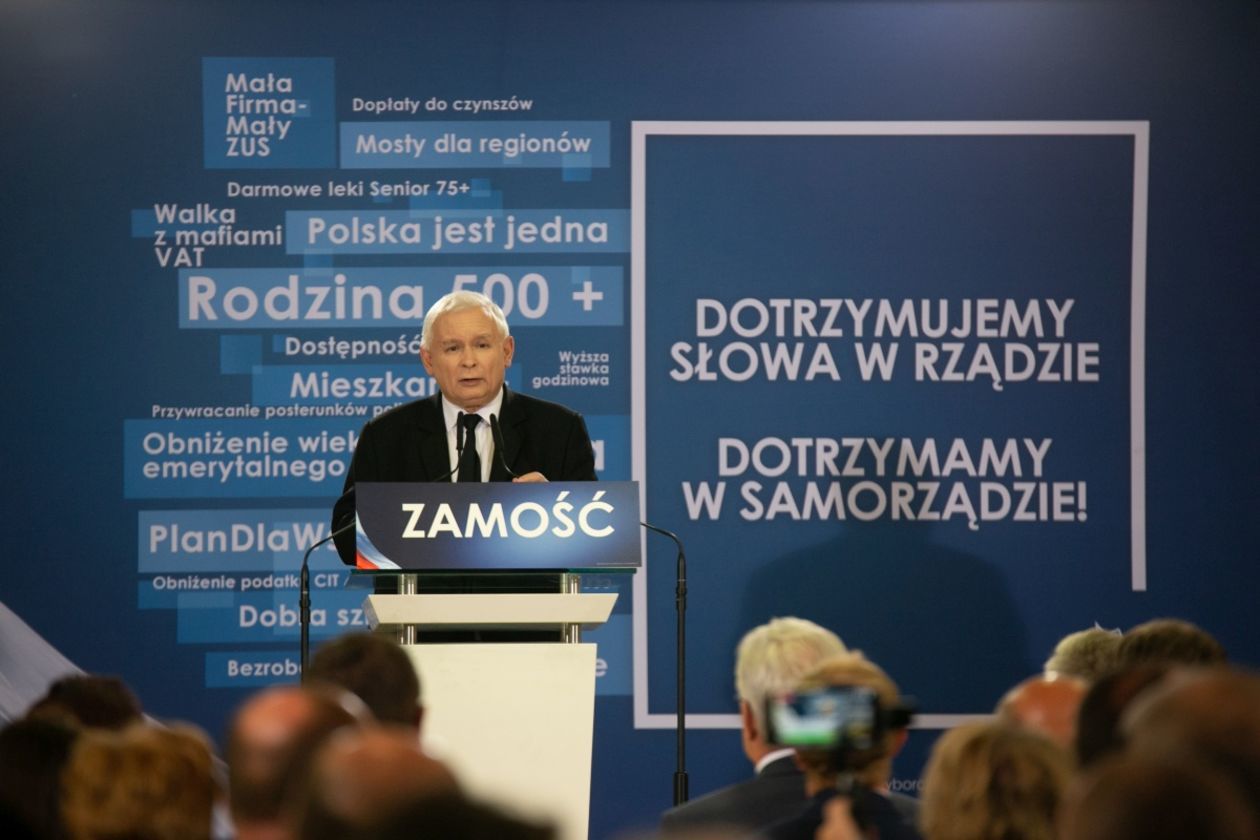  Jarosław Kaczyński w Zamościu (zdjęcie 14) - Autor: Kazimierz Chmiel