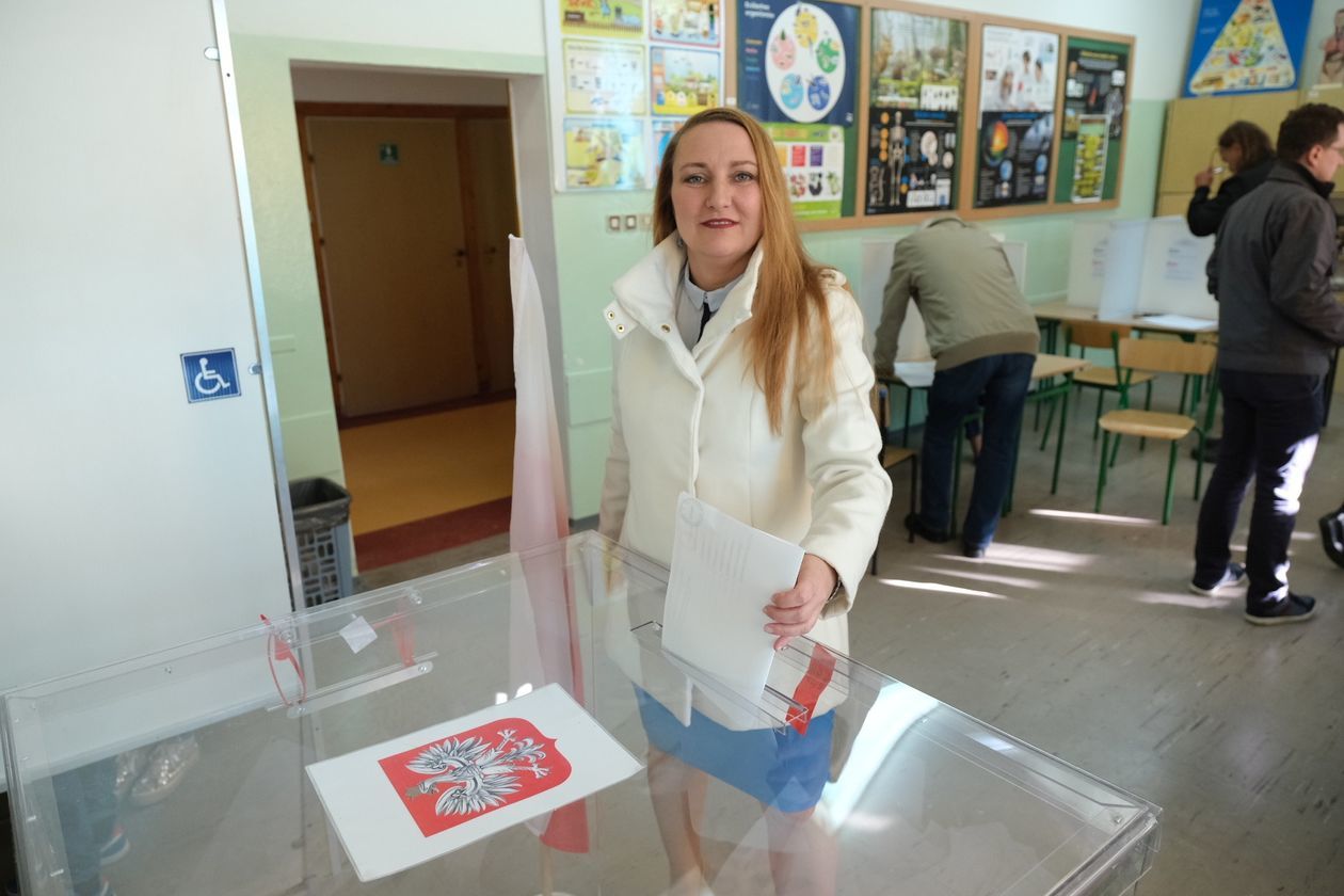  Wybory samorządowe 2018 w woj. lubelskim. Głosowanie (zdjęcie 12) - Autor: Maciej Kaczanowski