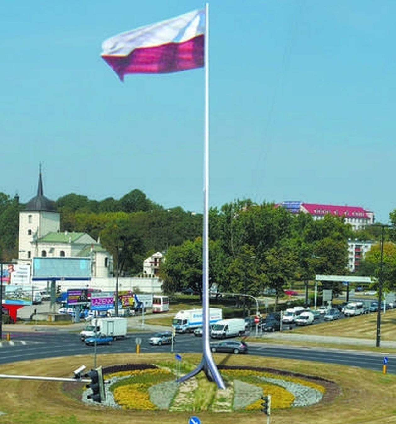 Rusza montaż Masztu Niepodległości w Lublinie