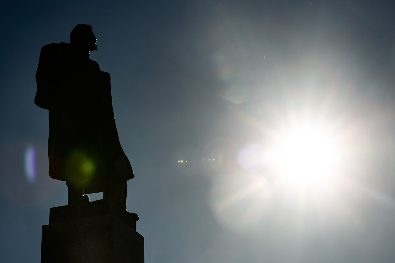  Pomnik Józefa Piłsudskiego w Zamościu. Próba odsłonięcia (zdjęcie 10) - Autor: Kazimierz Chmiel