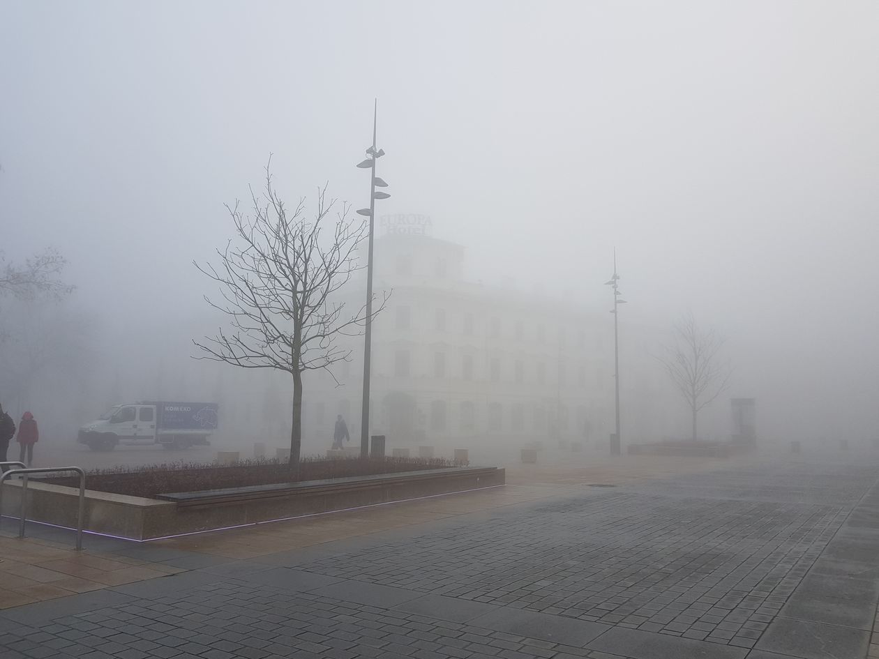  Mgła w Lublinie (zdjęcie 3) - Autor: Łukasz Dudkowski