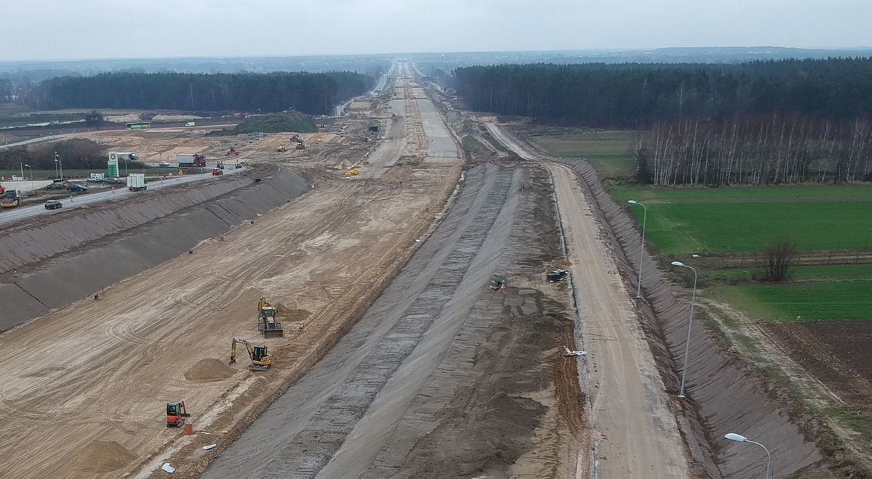  Budowa trasy S17 (zdjęcie 3) - Autor: Łukasz Minkiewicz