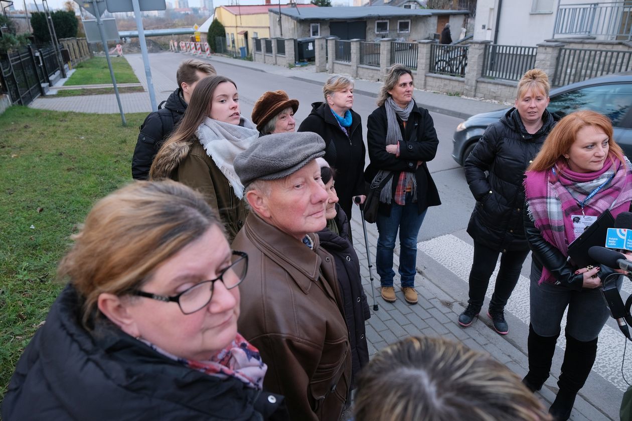 Mieszkańcy ul. Ciepłej w Lublinie protestują