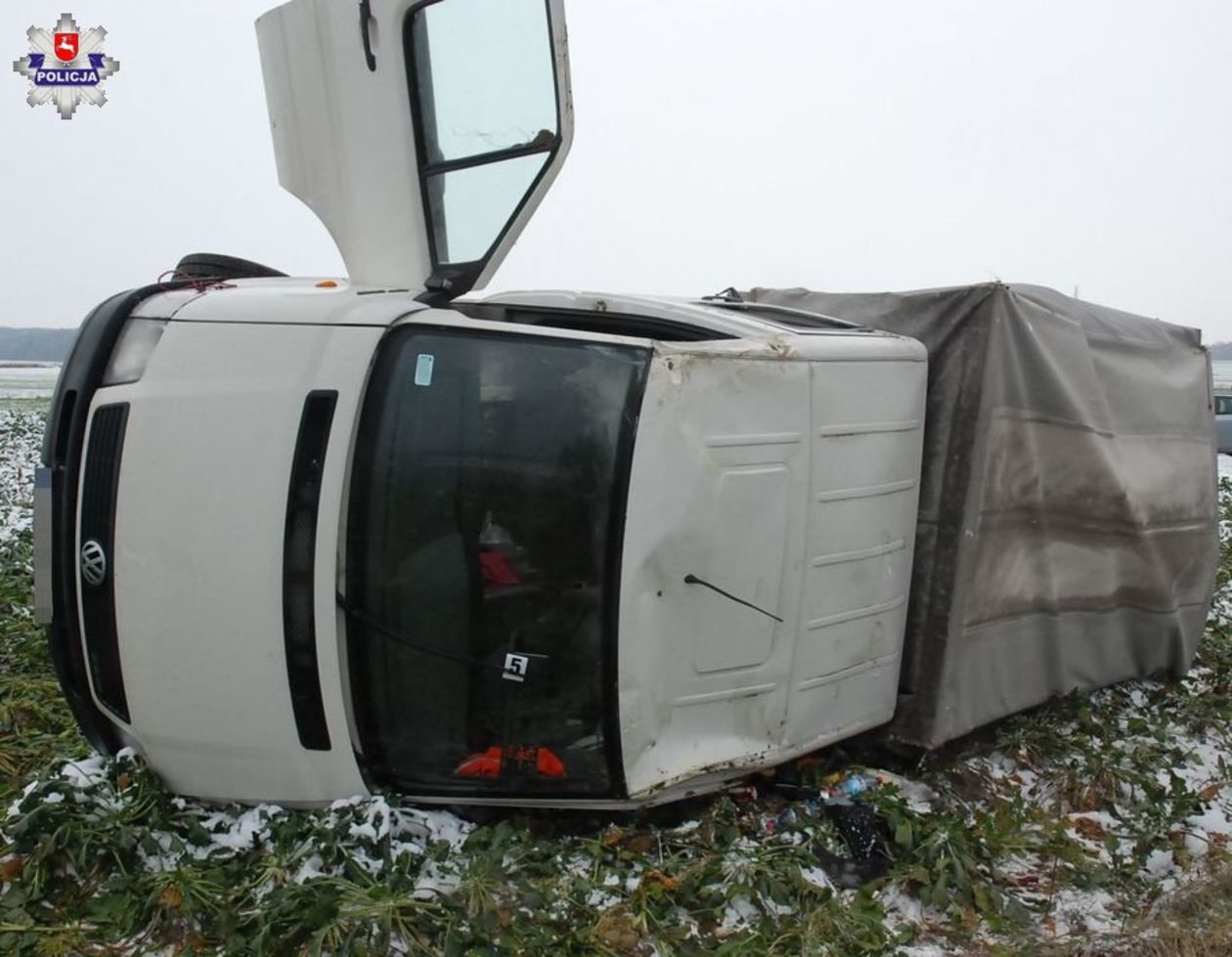 Wypadek w miejscowości Czarnoziem - Autor: Policja