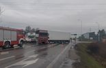 Wypadek w Ciecierzynie: Zderzenie ciężarówek (zdjęcie 3)