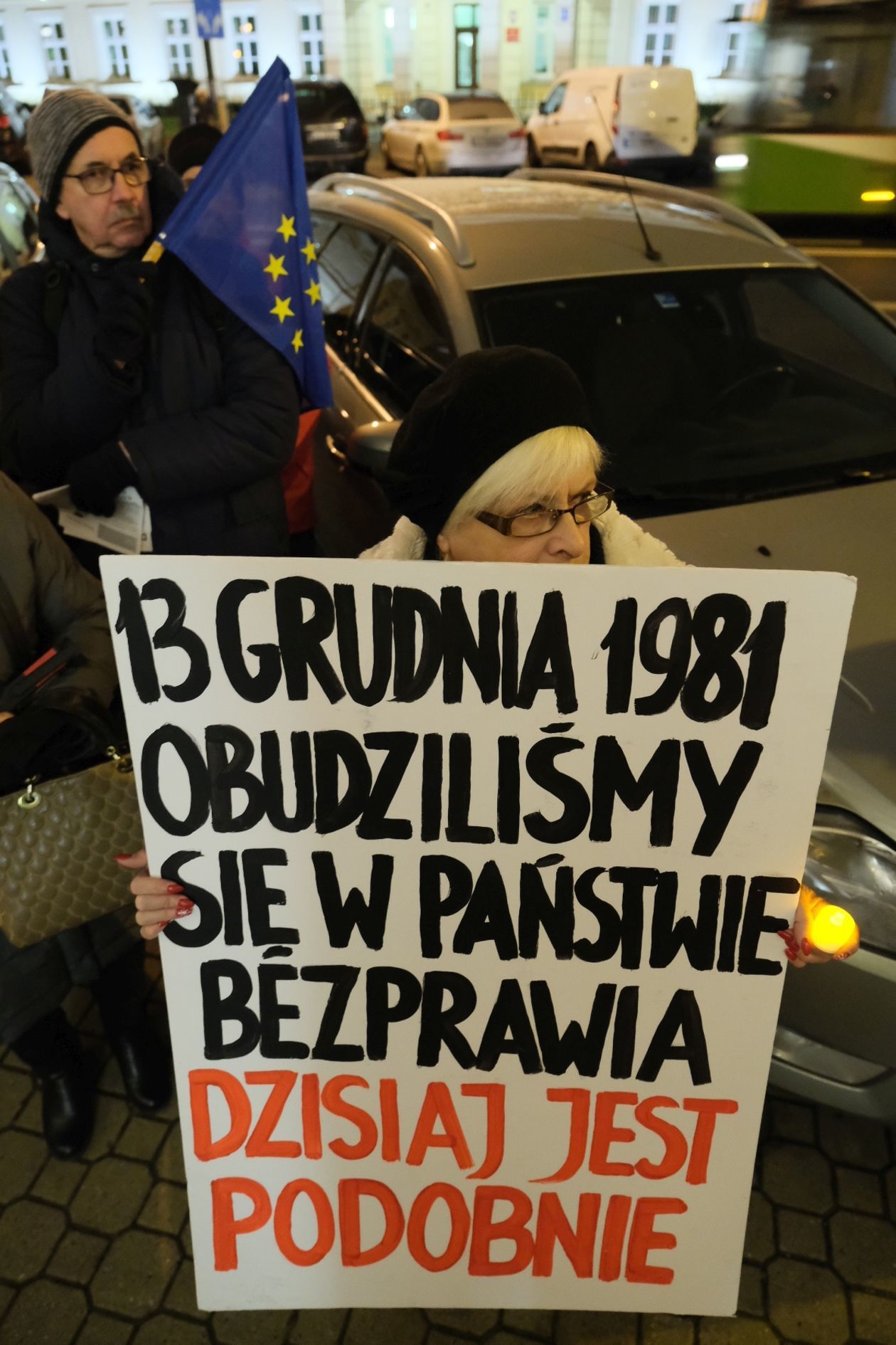  Pikieta w obronie wolnych sądów w Lublinie  - Autor: Maciej Kaczanowski