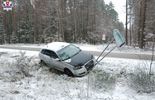 Wypadek na drodze Krasnobród - Hutki (zdjęcie 2)