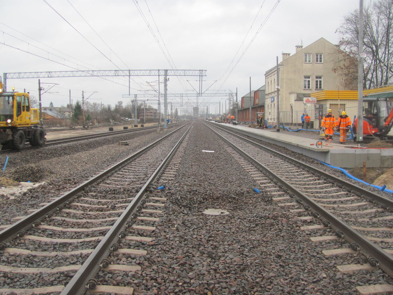Prace na stacji kolejowej w Dęblinie - Autor: PKP PLK