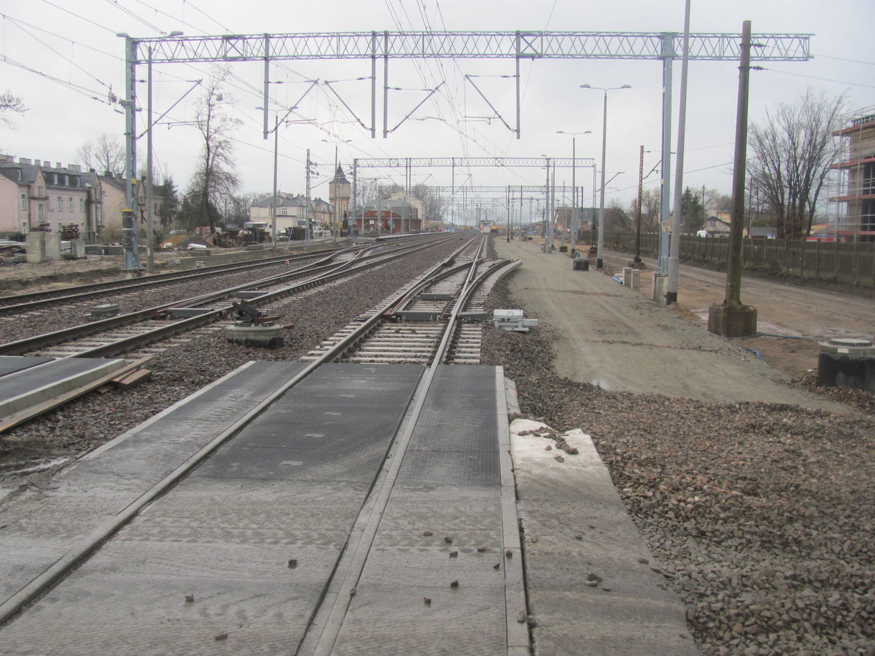 Prace na stacji kolejowej w Dęblinie