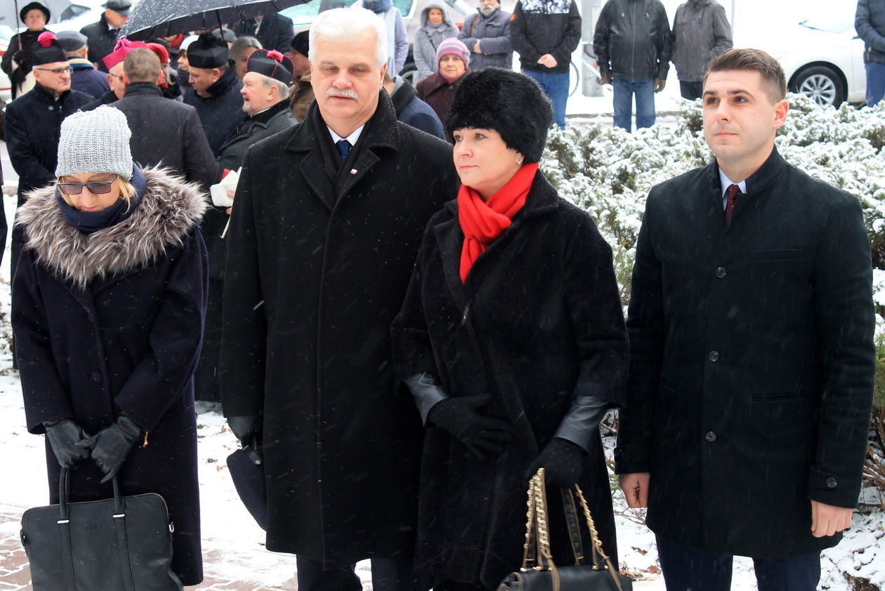 Odsłonięcie pomnika puławskiej Solidarności