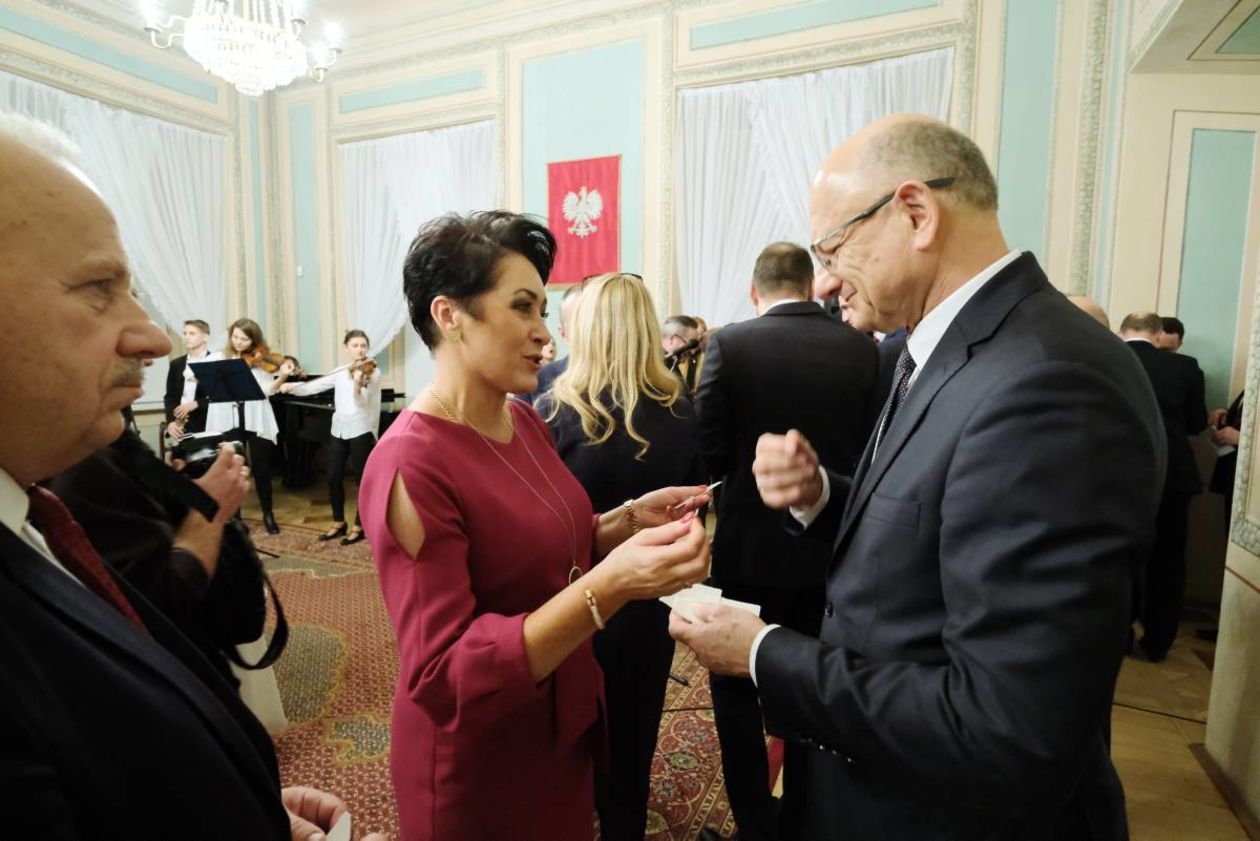  Spotkanie wigilijne zorganizowane przez prezydenta Krzysztofa Żuka (zdjęcie 17) - Autor: Maciej Kaczanowski