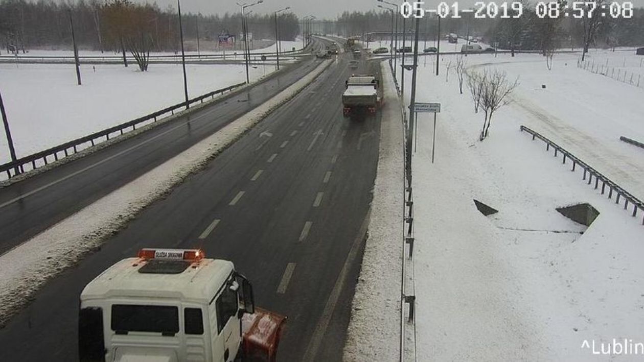 Sytuacja na drogach w województwie lubelskim