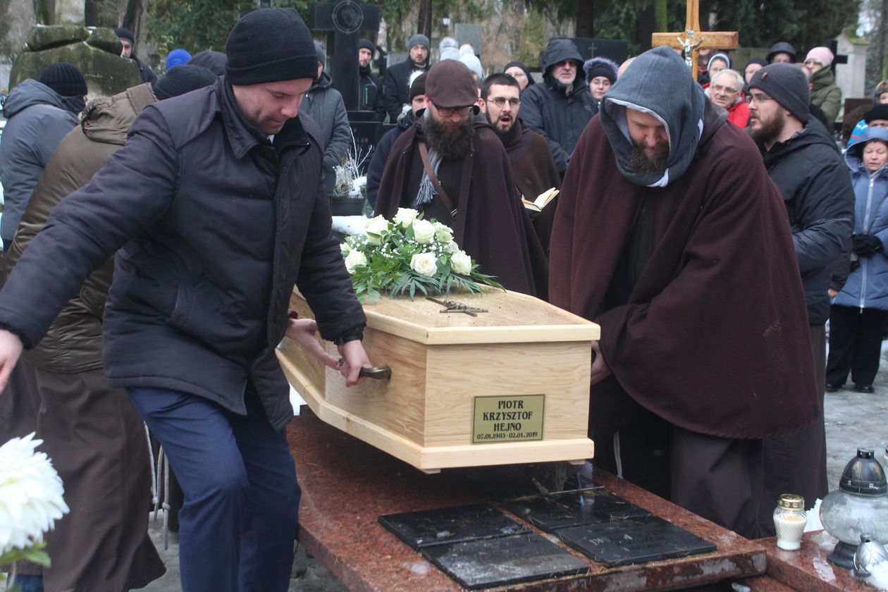 Pogrzeb zakonnika Piotra Hejno