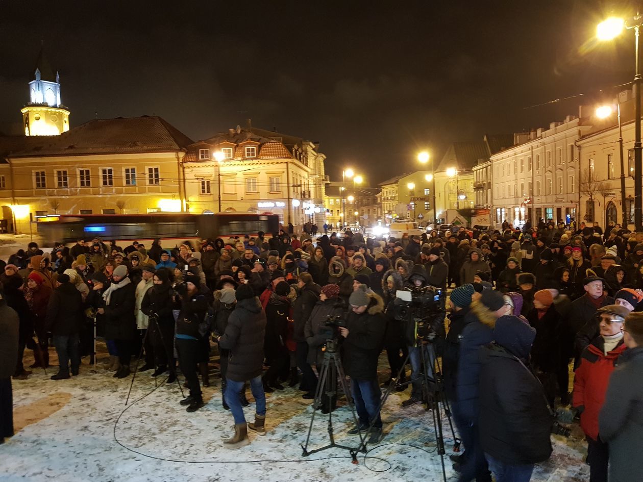 Manifestacja przeciwko nienawiści i przemocy w Lublinie