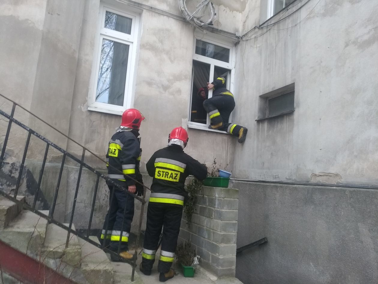 Pożar na Żmigrodzie w Lublinie