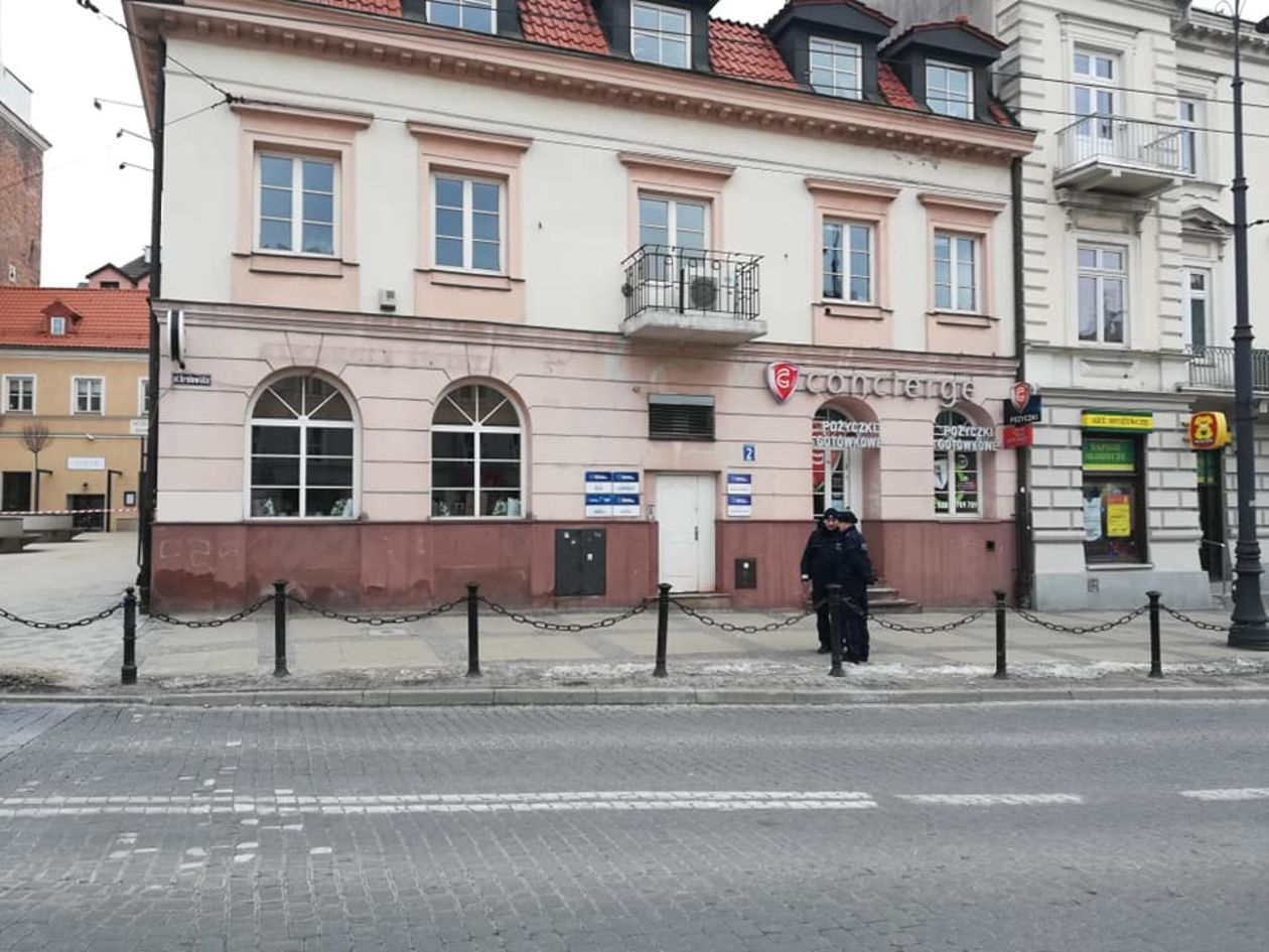  Alarm bombowy w budynku przy ul. Królewskiej w Lublinie  - Autor: Tomasz Maciuszczak