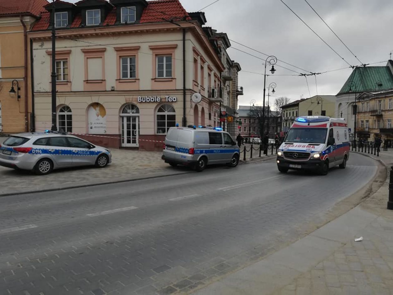 Alarm bombowy w budynku przy ul. Królewskiej w Lublinie