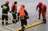 Lodowe ćwiczenia strażaków w Puławach (zdjęcie 2)