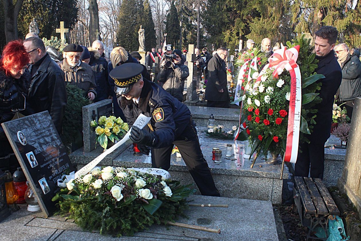  Pogrzeb Władysława Stefana Grzyba, klikona miejskiego (zdjęcie 1) - Autor: Mirosław Trembecki
