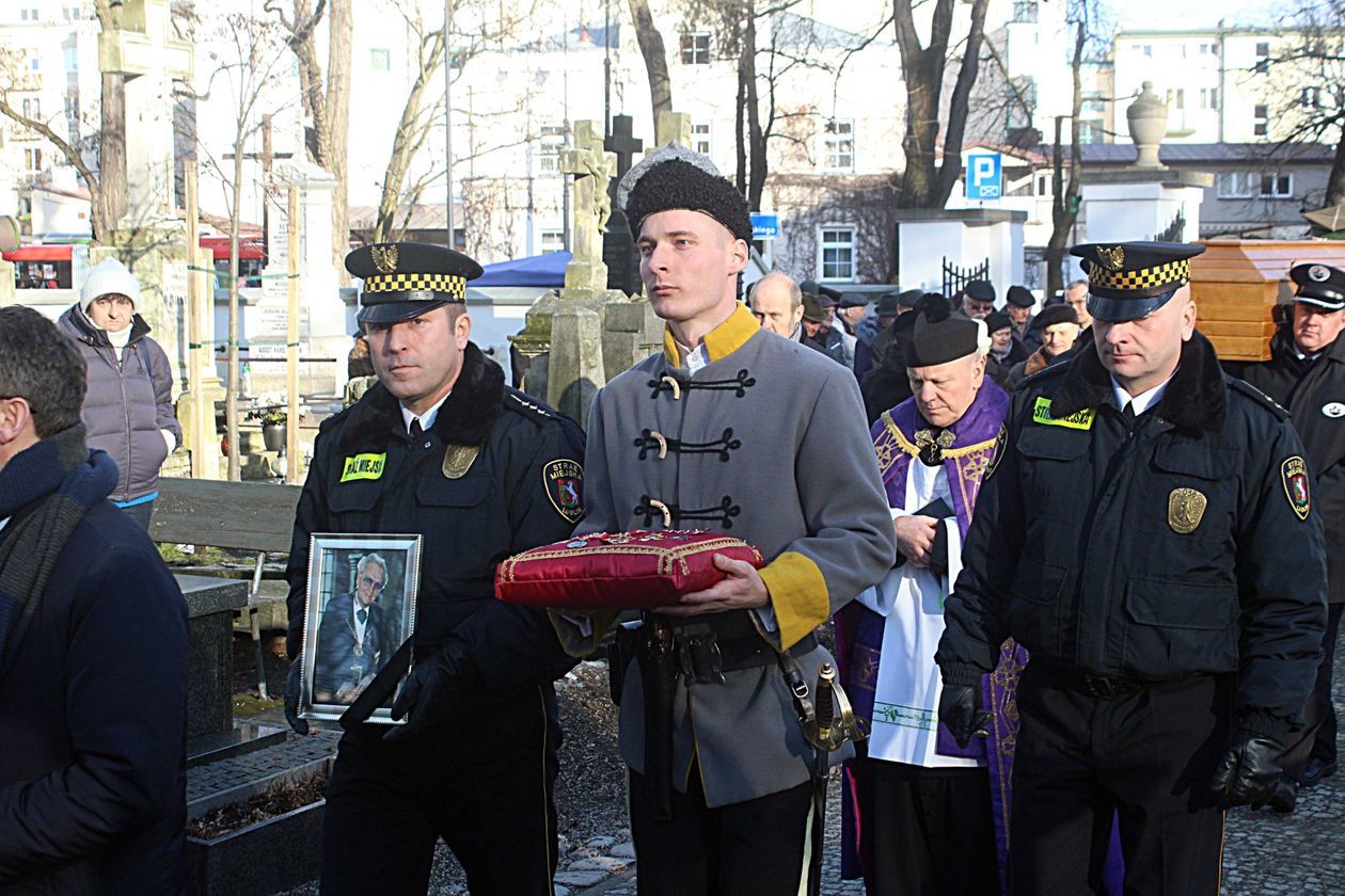  Pogrzeb Władysława Stefana Grzyba, klikona miejskiego (zdjęcie 1) - Autor: Mirosław Trembecki