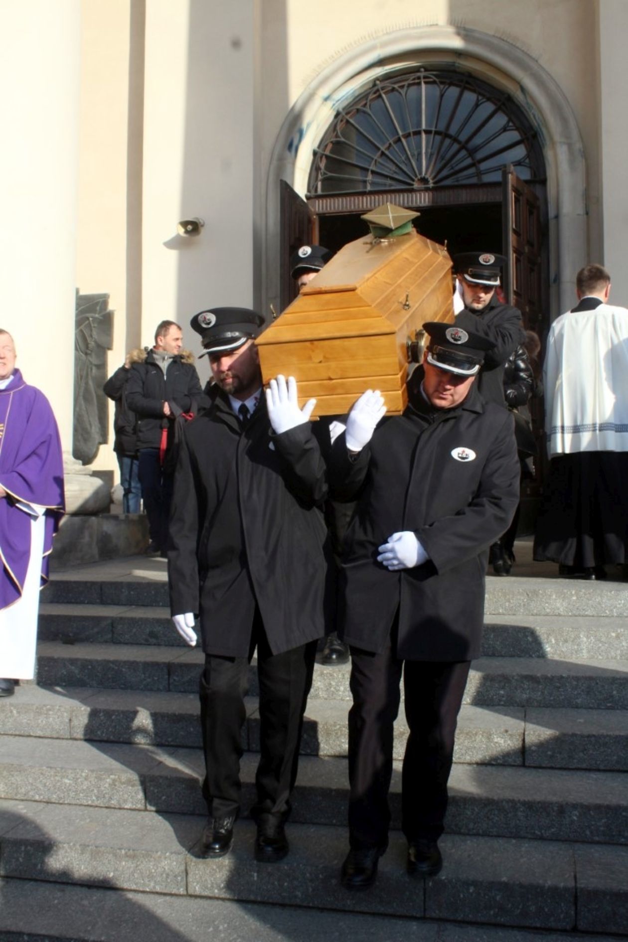  Pogrzeb Władysława Stefana Grzyba, klikona miejskiego (zdjęcie 1) - Autor: Mirosław Trembecki